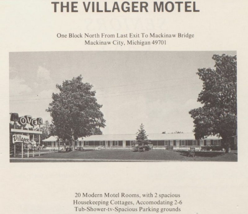 Villager Motel (Econo Lodge, Knights Inn) - 1970 High School Yearbook